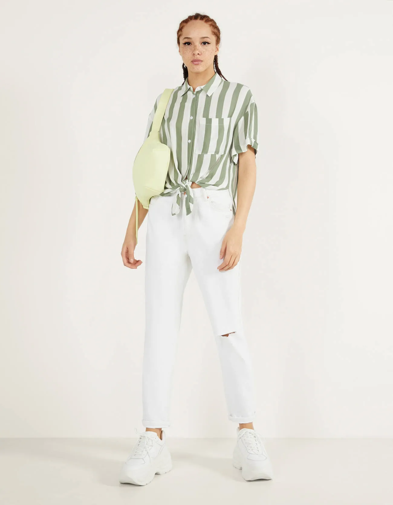 Gestreiftes Damen Hemd